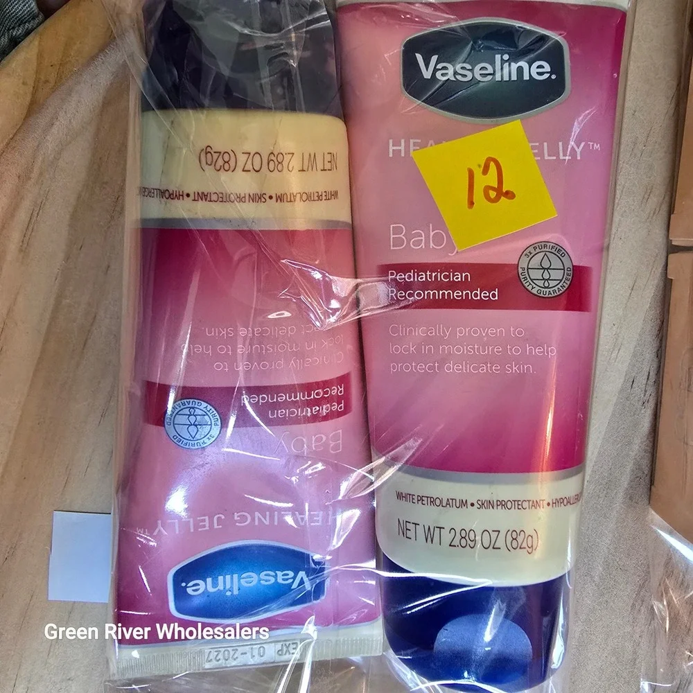 Vaseline Healing Jelly Baby 2.89 oz Squeeze‎ Tube 2 Pack Exp 01/2027 NEW